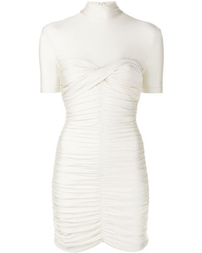 Alexander Wang Fitted Bodice T-shirt Dress - White