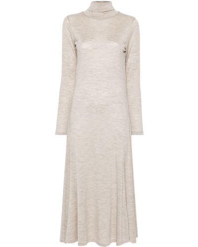 Polo Ralph Lauren Mélange-effect Maxi Dress - White