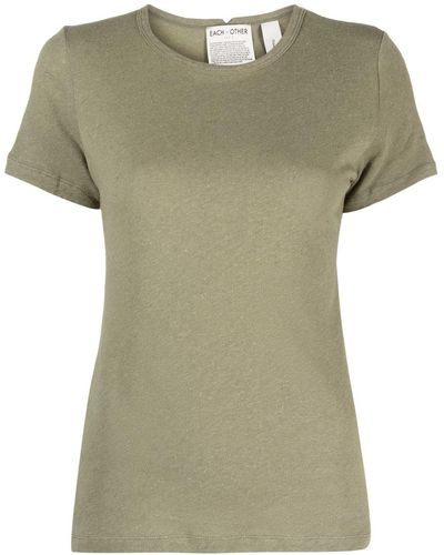 Each x Other Short-sleeve Mélange T-shirt - Green
