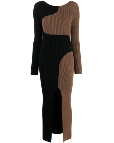Mara Hoffman Aura Colour-block Maxi Dress - Black
