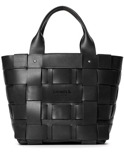 Shinola The Large Ixby Leren Shopper - Zwart