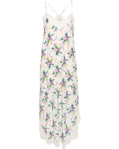 Zadig & Voltaire Ristyl Soft Bouquet Camisole-Kleid - Weiß