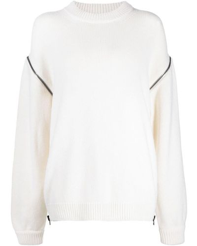 Tom Ford Pull en cachemire à coupe oversize - Blanc