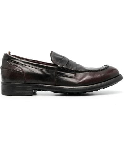 Officine Creative Chronicle 056 Leather Loafers - Black