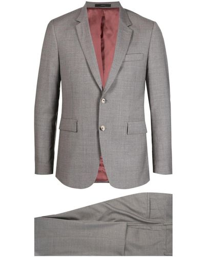 Paul Smith Single-breasted Wool Suit - Grey