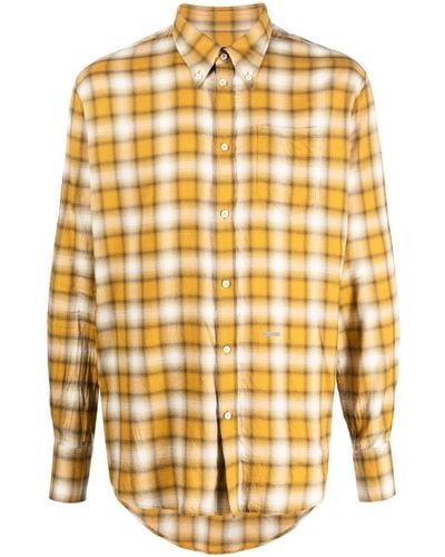 DSquared² Camisa a cuadros - Metálico