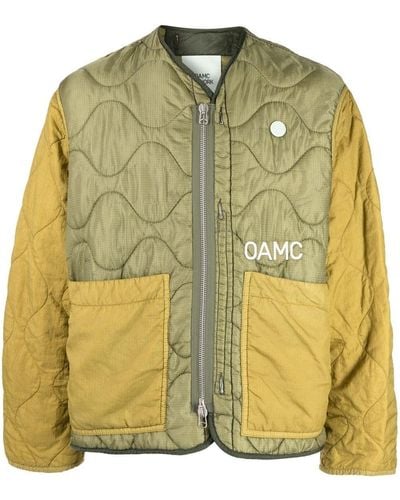 OAMC Re:Work Jacke mit Reißverschluss - Gelb