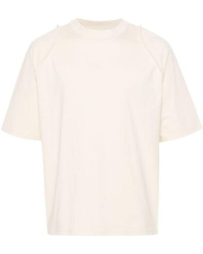 Jacquemus Camiseta Le Camargue con logo bordado - Blanco