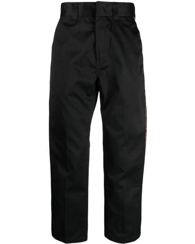 Neighborhood Pantalon de costume à plis marqués - Noir