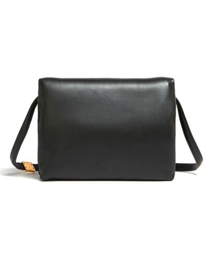 Marni Prisma Leather Clutch Bag - Black