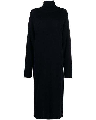 Sofie D'Hoore High-neck Knitted Midi Dress - Black