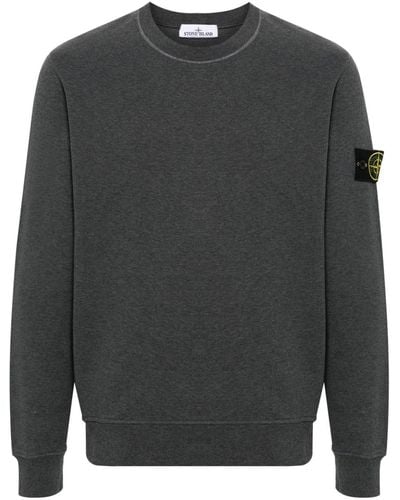 Stone Island Sweater Met Compass-logopatch - Grijs