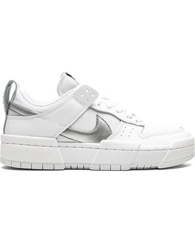 Nike Dunk Low Disrupt "white Silver" Sneakers