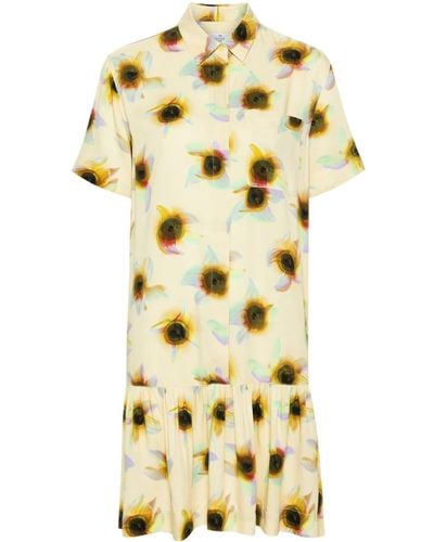 PS by Paul Smith Ibiza Sunflair シャツドレス - メタリック