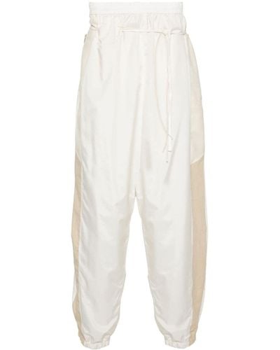 Magliano Logo-embroidered Track Pants - White