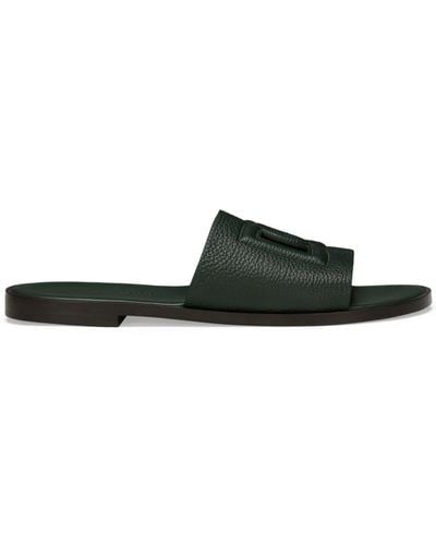 Dolce & Gabbana Sandalias con aplique del logo - Verde