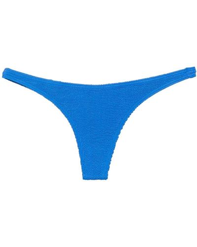 Bondeye Bragas de bikini Sinner con efecto arrugado - Azul