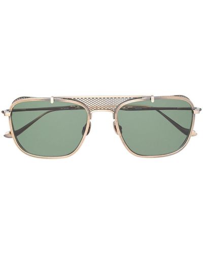 Matsuda Square-frame Sunglasses - Green