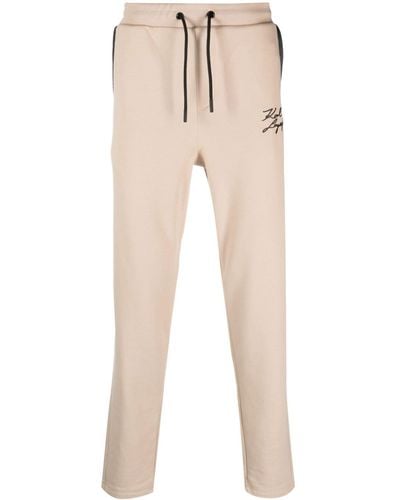 Karl Lagerfeld Pantalones de chándal con efecto lavado - Neutro