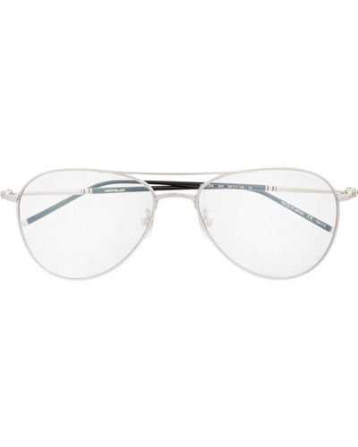 Montblanc Klassische Pilotenbrille - Mettallic