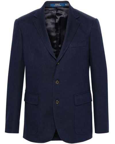 Polo Ralph Lauren Notched-lapels Single-breasted Blazer - Blue