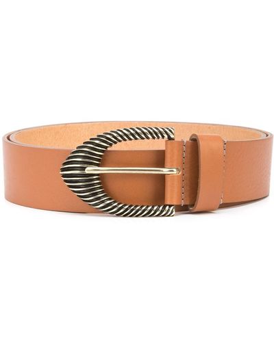 B-Low The Belt Buckled Leather Belt - Brown
