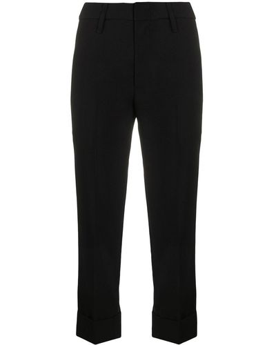 Tela Cropped Pantalon - Zwart