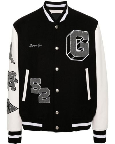 Givenchy Colour-block Bomber Jacket - Black