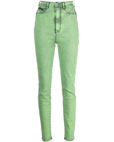 Philipp Plein Joggers Super High Waist - Verde