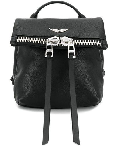 Zadig & Voltaire Romy Mini Leather Backpack - Black