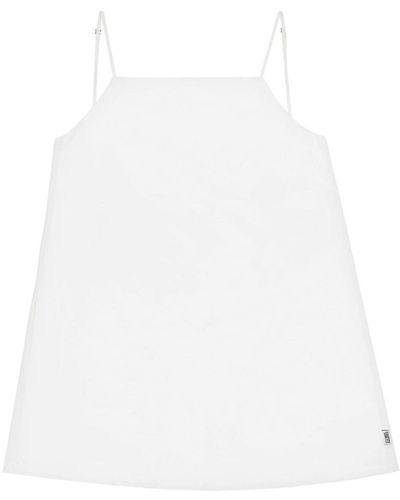 MM6 by Maison Martin Margiela Trägershirt mit rundem Ausschnitt - Weiß
