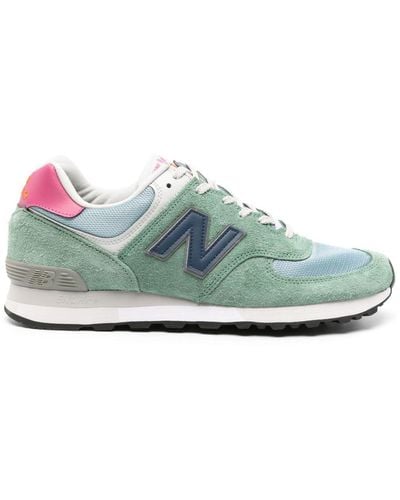 New Balance Made In Uk 576 Sneakers - Men's - Fabric/rubber/calf Suede - Green
