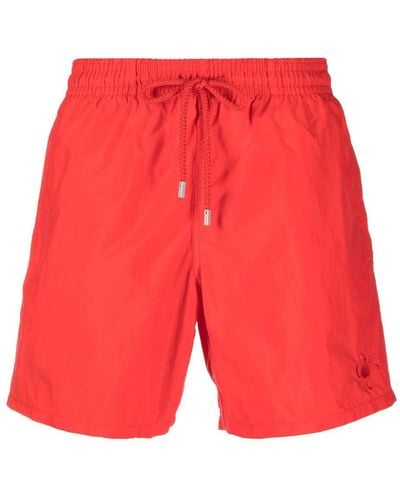 Vilebrequin Logo-patch Swim Shorts - Red