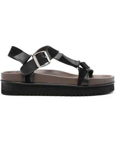 Ahluwalia Bailey Leather Sandals - Black