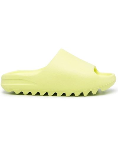 Yeezy Yeezy "glow Green" Slides - Yellow