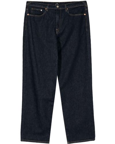 PS by Paul Smith Mid-rise Straight-leg Jeans - Blue