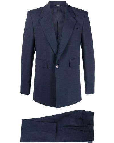 Dolce & Gabbana Siciliaフィット ウール スーツ - ブルー