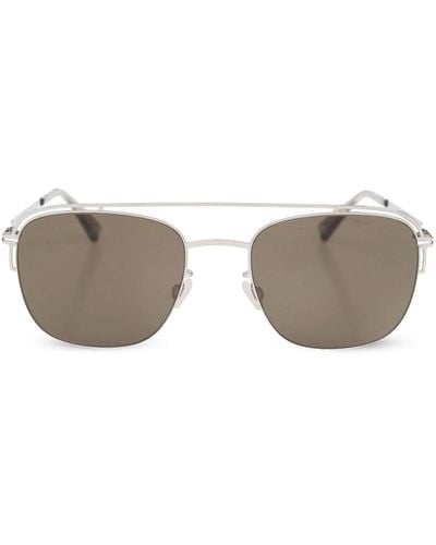 Mykita Nor Pilot-frame Sunglasses - Metallic