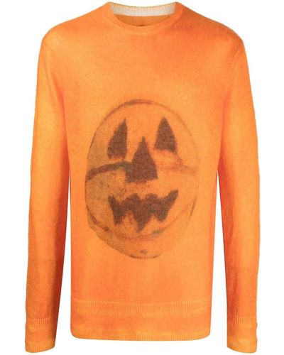 Givenchy Pullover mit Ceramics-Print - Orange