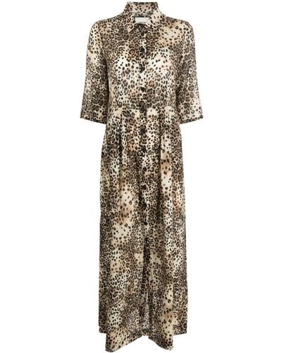 Max & Moi Leopard-print Dress - Natural