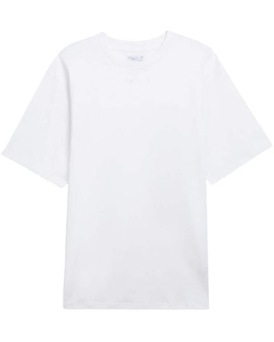agnès b. Christof Logo-print Cotton T-shirt - White