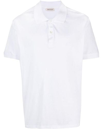 Alexander McQueen ロゴ ポロシャツ - ホワイト