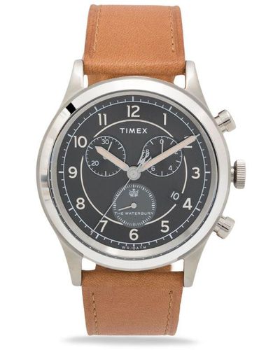 Timex Waterbury Traditional Chronograph 42mm - Grau
