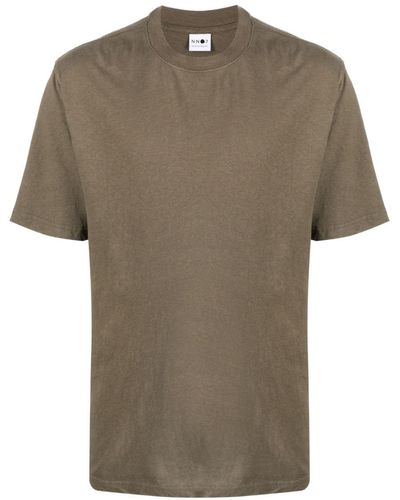 NN07 T-Shirt mit Rundhalsausschnitt - Braun