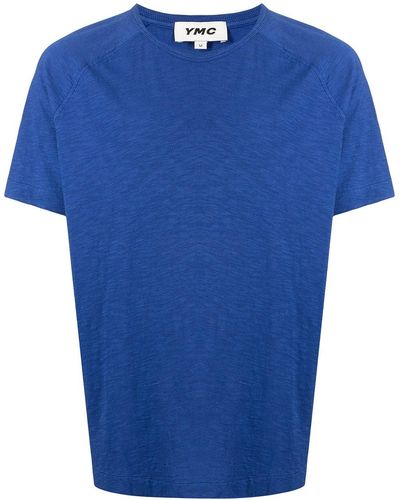 YMC Television Tシャツ - ブルー