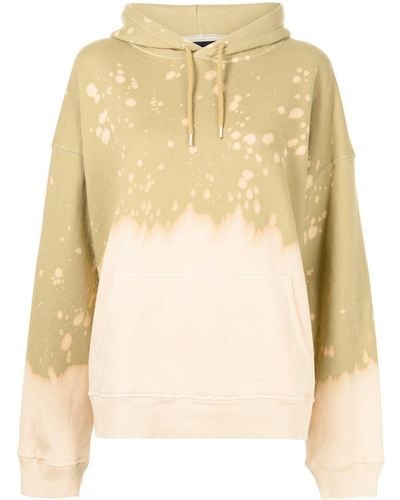 LA DETRESSE The King Abstract-print Hoodie - Natural