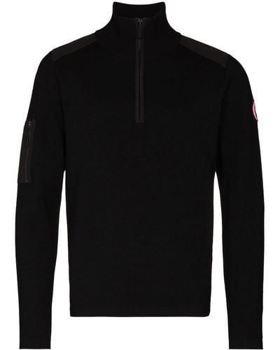 Canada Goose Stormont Quarter-zip Sweater - Black