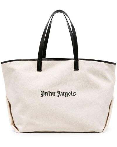 Palm Angels Borsa shopping con logo - Neutro