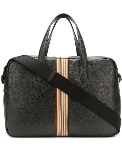 Paul Smith Borsone Bright Stripe - Nero