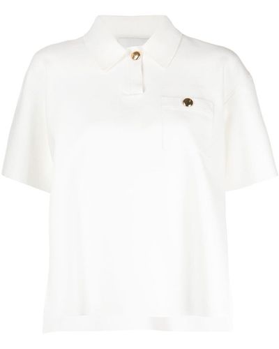 3.1 Phillip Lim Polo con apliques - Blanco